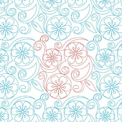 Flowers and Swirls E2E Pantograph